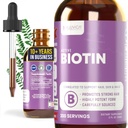 Rejuvica Health Active Biotin - Advanced Liquid Biotin Supplement - 5000µg Support Hair Skin & Nails