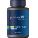 ProHealth NADH + CoQ10 - Boost NAD + NRG 124; 60 Day Supply