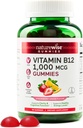 NatureWise B12-vitamin Gummies felnőttek, 1000 µg - Strawberry Lemon Flavor - Támogatja a napi energia, mentális tisztaság, kognitív funkció - Vegán, gluténmentes, Non-GMO - 90 Count [45- Day Supply]