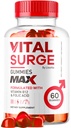 Vital Surge - Vital Surge for Men Gumies, Vital Vital Vita Surge Max Maximális Erő 1050 MG, VitalSurge Supplement Support Gumi Advanced Formula, Premium Vitamin Gomitas (60 Gumies)