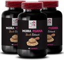Vital Boost - Muira PUAMA BARK Extrakt - Tägliche Wiederaufladung, Kräuteraktivierung, Kraftfluss, Energieerzeugung Pflanzenleistung, Abenteuer-Unterstützung, natürliche Energiequelle, Botanische Mischung 3 Flaschen 180 Kapseln
