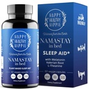 Természetes alvászavar felnőttek részére w / alacsony dózisú melatonin 0,5mg - Valerian Root + Magnézium Glicerin + L- Theanine kiegészítés, Kamillate- 124; No Morning Groggyity - 124; Non- Habit Forming - 124; Plant- alapú tabletták, 60 Ct