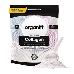 Organifi Collagen Powder - Fuller Hair, Stronger Nails, and Radiant Skin - Feltöltése és újjáépítése a szervezetben - Gluten- Free, Dairy- Free, and Soy- Free Hydrolized Multi Collagen Peptides, 30 Servings