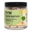 Prebiotics and probiotics Mood Biotics by PYM with 22,91 Billion CFU (60 Count) Gut Health & Mood Support Supplement Supplementary 124; Non-GMO, Vegan, Gluten Free