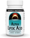 Source Naturals Alpha Lipoic Acid 200 mg Támogatja az egészséges cukor anyagcsere, májfunkció és energiatermelés - 60 tabletta