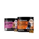10 in 1 Multivitamin + Hip & Joint Health Soft Chew Supplement Bundle - Dog Vitamins - Glucosamine Chondroitin, Omegas, Turmeric and MSM for General Dog Health, Joint Supplement for Dogs.
