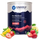 Gnarly Nutrition Natural Pre- Workout Powder, Strawberry Lemonade - NSF Sport Certified, Endurance & Recovery - Vegan Pre- Workout, Sports Nutrition - Strawberry Lemonade with koffein, 14.82 oz