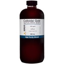 True Colloidal Gold – 200 ppm - 99,99+% Reinheit - 500 mL (16,9 Fl Oz) in Clear BPA-Free Plastic Bottle - Made in USA