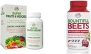 Country FARMS Super Fruits Veggies Antioxidáns Immunenergia Emésztő kapszula + Bountious Beets Nitrogén-oxid körforgás Immunkapszula Töltény, 30 + 90 Servings