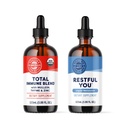 Vimergy Nighttime Fortifier Kit * - 2500 µg Cink, 5000 µg Melatonin, 130mg Mullein kivonat, 70 mg Thyme kivonat. Javítások, újjáépítések és újítások Immunsejtek alvás közben. Vegan, Gluten- Free, Kosher
