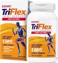 GNC TriFlex Fast- Acting 2.0, Joint Comfort and Stiffness, Clinical Strength Doses of Glucosamine / Chondroitin and Bosvelia- Plus Turmeric, 120 Caplet