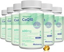 CoQ10 600mg Softtfels A124; High Absorption CoQ10 Ubiquinol Supplementa 124; Redukált Form Enhanced with E & Omega 3 6 9 9) 124; Antioxidant Powerhouse Good for Health