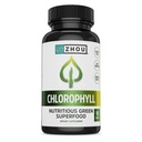 Zhou Klorofill tabletta - Klorofill tabletta kiegészítés nőknek és férfiaknak, Egészség és Wellness támogatás, Napi Super Greens természetes vitaminokkal és ásványi anyagokkal - 90 tabletta