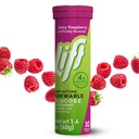 Lift glükóz Fast- működő glükóz rágótabletta, málna, 10 ct Tube (12-es csomag)