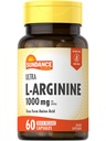 Sundance L- Arginine 1000mg Kapszula 124; 60 GM 124; Ingyenes Amino Acid Supplement 124; Non-GMO and Gluten Free Supplement