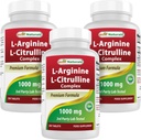 Best Naturals L- Arginine L- Citrulline Complex 1000 mg 250 tabletta (250 db 3 darabos csomag)