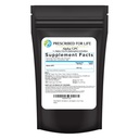 Életre felírt alfa GPC por, L Alfa gliceril-foszforilkolin, kolin kiegészítés a kognitív funkció, nem GMO, Vegan, szója mentes (113g)