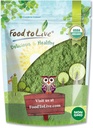 Food to Live - Organic SuperGreens Powder Blend, 8 Ounces - Mixed Kale, Moringa, Spirulina, Wheatgrass Powders. Nem GMO, Pure, Vegan, Bulk. Gazdag antioxidánsok, klorofill