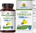 Brieofood Organic Tribulus 1500mg, 45 Servings, Vegetáriánus, Gluten Free, 90 Vegetáriánus tabletta