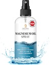 Helyi Magnézium-olaj Spray - Hidratáló és Fast- Elszívó Magnézium Mist a test, Lábak és bőr - Odortalan, Non- Zsíros Folyékony Magnézium-klorid Spray nőknek, férfiak és gyerekek - 2 fl oz