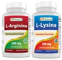 Legjobb természetes L- Arginine 500mg & L- Lysine 500 mg