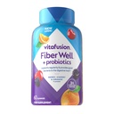 Vitafusion Fiber Well + Probiotics Gumies felnőtteknek - 3g Fiber per Serving for Digestive Health and Probiotics *, 60 Count