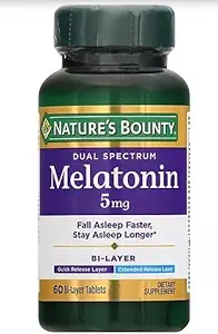 Természet Bounty Melatonin 5 mg BI- Layer tabletta 60 ea (3 db-os csomag)