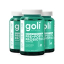 Goli Nutritional Supplement, Pre + Post + Probiotics Gumi - 180 Count - World 's First 3-in1 Gluten- Free, Vegan, Non-GMO, and Gelatin- Free.
