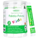 ZEBORA Kids Probiotic & Prebiotics Powder Age 3 + Support Children 's Digestive & Immune System with Natural Source, Promotes Constation Relief, Non-GMO, Gluten- Free, 30 csomag 5 milliárd CFU