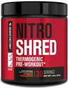 Jacked Factory NITROSURGE Shred Pre Workout Supplement - Energy Booster, Instant Strength Gains, Sharp Focus, Powerful Pumps - Nitric Oxide Booster & PreWorkout Powder - 30Sv, Orange Ananász