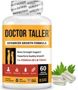 NuBest Doctor Taller - Csonterõ támogatások, Enhance Immune System - Keto kalciummal, D3-vitamin, K2-vitamin, Amino Acids & Herbs gyerekeknek (8 +) - 60 Vegan Capprovement 124; 1 hónapos ellátás