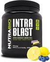 NutraBio Intra Blast Bcaa Powder Amino Acid Supplement, Electrolyte & Hydration Blend, Intra, Pre Workout & Muscle Recovery, 20g Eaa Amino Acids Powder, 5g Glutamine - Bluberry Lemonade, 30 Serving
