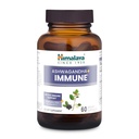 Himalaya Ashwagandha + Immunrendszeri - Gyógynövény immunszupportáló kiegészítés C-vitaminnal, cinkkel, Elderberryvel és Amla immunitással - Vegan, nem-GMO, glutén mentes, 960 mg, 60 kapszula