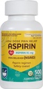 Rite Aid Aspirin Enteric Tablets - 81 mg Aspirin - 500 Count - Low- Dose for Fejfájás Relief - Safety Coated - Aspirin Regimen - Migrén Medicine - Pain Relief