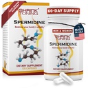 Shrink Spermidine kiegészítők Skin & Anti- Aging Supplement - 120 Vegan Caps 100% Természetes poliamin férfiaknak és nőknek, Teljes Wellness - Non-GMO, USA Made - magas Spermidine, Cink & Thiamin