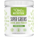 Super Greens Powder Organic Blend: Non-GMO Supplement, magában foglalja a Spirulina, Alfalfa, Spinach, Probiotics, Fiber és emésztési enzimek, nincs mesterséges édesítő, 30 szerváció