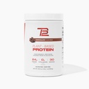 TB12 Növényalapú fehérje por Tom Brady, 24 g Vegán Borsó fehérje, Alacsony cukor, Alacsony szénhidrát, Non-GMO, Étkezés csere, Keto Friendly, Paleo, Sugar Free, Csokoládé Flavor (30 adag / 2,25 font)