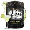 Alpha Lion Superhuman Post Workout Pulver, Muskel-Erbauer-Getränk, Kreatin Monohydrat + Mehr für Lean Muskel-Wachstum, Stärke & Volumen, Ergänzung für Frauen & Männer (25 Servierungen, Muskel-Marge)