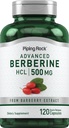 Piping Rock Berberine HCL Supplementary 124; 500mg