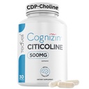 Teaveli Cognizin Citicoline - 500 mg CDP kolin kapszula - Klinikailag tanulmányozott agy kiegészítés a tisztaság, koncentráció és memória támogatására - a legtöbb biohasznosítható formában kolin kiegészítők - 30 Servings
