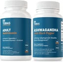 Dr. Tobias Felnőtt multivitaminok és Ashwagandha kapszula, Támogatás Teljes Wellness & Kiegyenlített energia & ellenálló képesség, Vegán, Nem-GMO