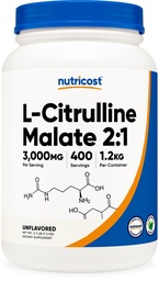 Nutricost L- citrullin malátpor (2: 1) 1, 2KG