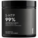Toniiq Ultra magas erősségű 5HTP kapszula - 99% + Erősen tisztított és biohasznosítható - 12: 1 koncentrált kivonat - 200mg - 90 Veggie kapszula