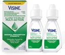 Visine Allergia Eye Relief Multi- Action Antihisztamin & Redness Reliever Eye Drops with Pheniramin Maleate & Naphazoline HCl, Eye Drop Treatment for Red, Itchy, Allergy Eyes, 0,5 fl. oz, 2 Pack