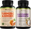 A természet Turmeric & Ginger 120 ct + Glucosamin Chondroitin 90 ct
