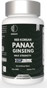 Panax Ginseng Kapszula 500 MG Per Serving Energy, Memory & Brain Health Support, Non-GMO (60 Kapszula csomag)