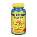 Természet Life Beta Carotene 25000 NE WY124; Segít támogatni az egészséges immunfunkció & Skin & Eye Health