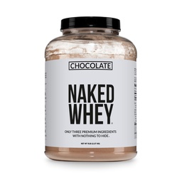 NAKED savó fehérje kiegészítés por, csokoládé, GMO-mentes, szója mentes, glutén ingyenes izom növekedés és fellendülés 60 Servings, 5 Ib