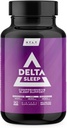 Delta Sleep by HTLT- 124; Comprehensive Sleep Sleep Supplement with Ashwagandha, Melatonin, 5- HTP, & GABA) 124; L- Theanine & Magnézium Glycinate to Maintain GABA Levels