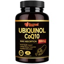 Ubikinol CoQ10- 200mg- Softgels E-vitaminnal és Omega 3-mal, magas abszorpciós Koenzim Q10 Támogatja a szív egészségét & Energy- Termelés Powerful- Antioxidáns, 120 Számok